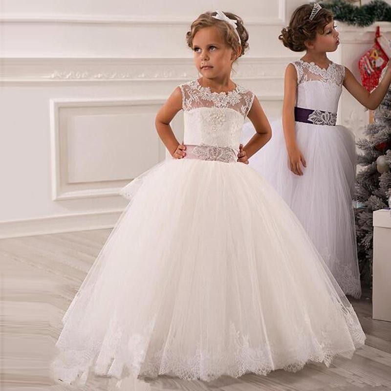white princess dress for baby girl
